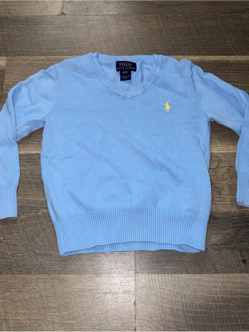 Polo Ralph Lauren Kids Baby Blue Sweater Cotton Preppy 4T